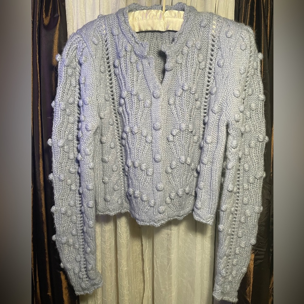 DÔEN ISADORA CARDIGAN Blue Sz. L